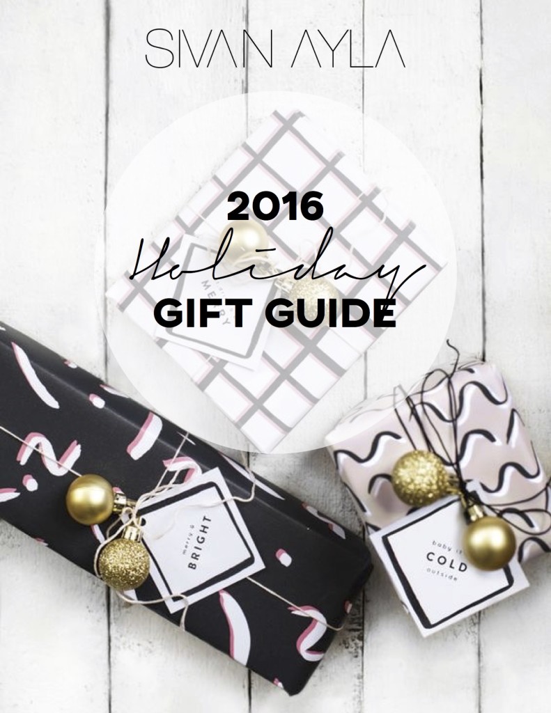 2016 HOLIDAY GIFT GUIDE