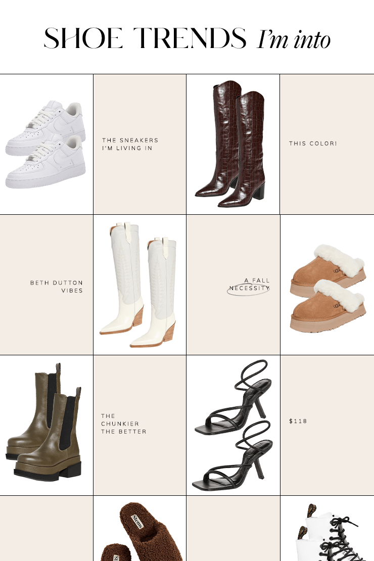 SHOE TRENDS I'M INTO