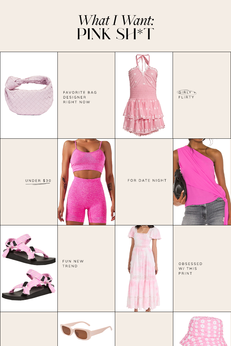 WHAT I WANT: PINK SH*T