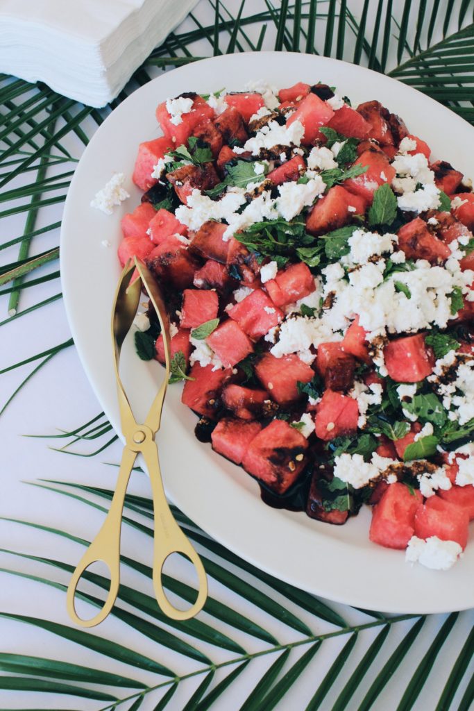 Watermelon Feta Mint Salad